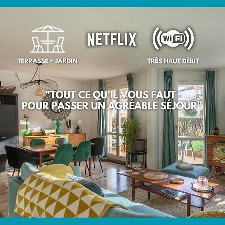 T3 Calme - Ideal Famille & Pros - Parking - Jardin - Wifi - Netflix Безансон Екстер'єр фото